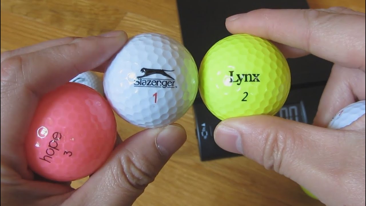 What do the numbers on a golf ball mean?